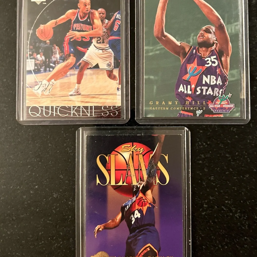 Charles Barkley & Grant Hill NBA Basketball Trading Cards Medley Package (5) - Picture 7 of 8